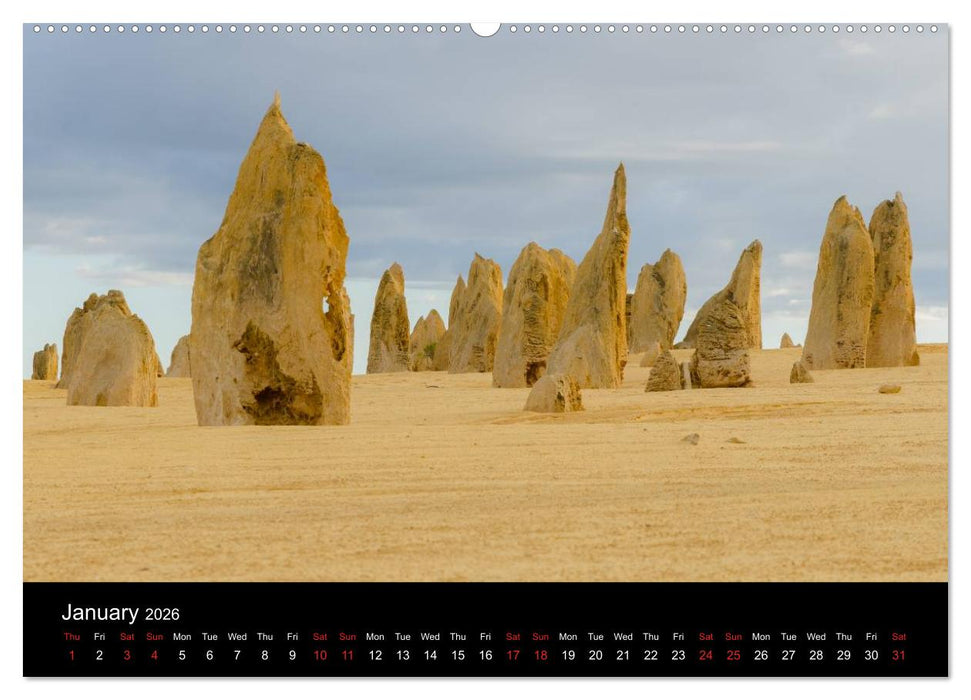 Western Australia / UK-Version (CALVENDO Premium-Calendar 2026)