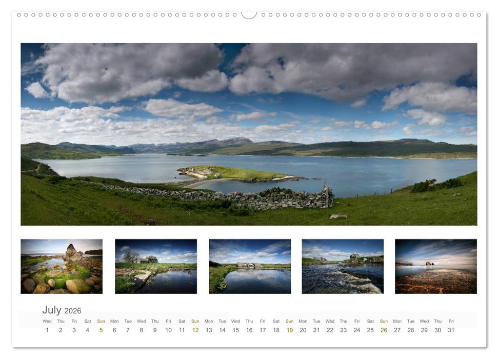 Scottish Highlands - Caithness & Sutherland / UK-Version (CALVENDO Premium-Calendar 2026)