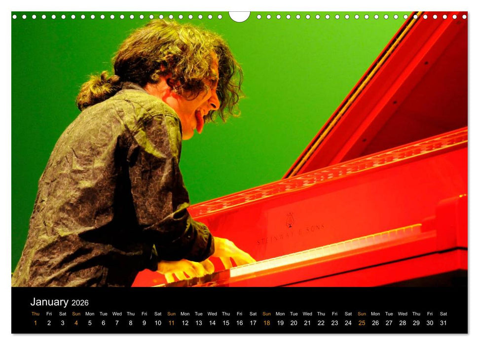 Jazz Pianists 2026 (CALVENDO Monthly Calendar 2026)