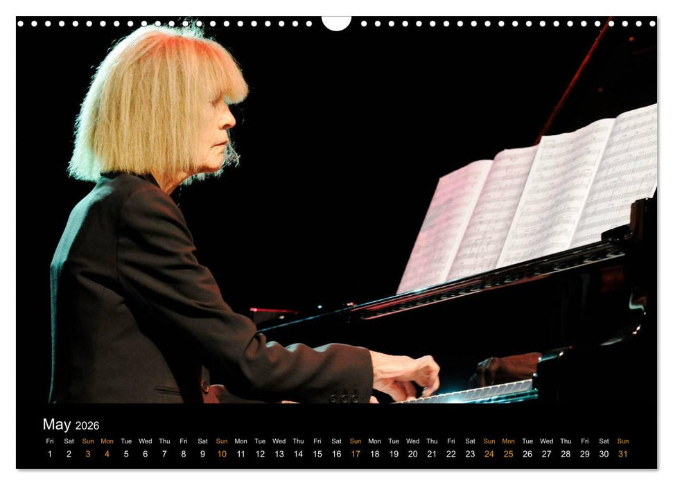 Jazz Pianists 2026 (CALVENDO Monthly Calendar 2026)