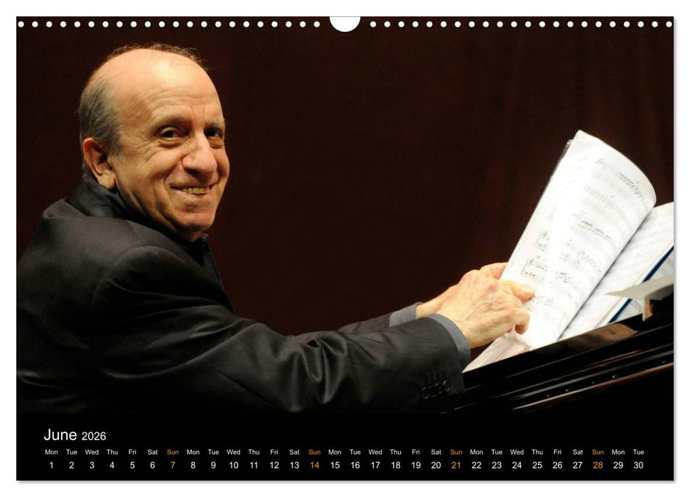 Jazz Pianists 2026 (CALVENDO Monthly Calendar 2026)
