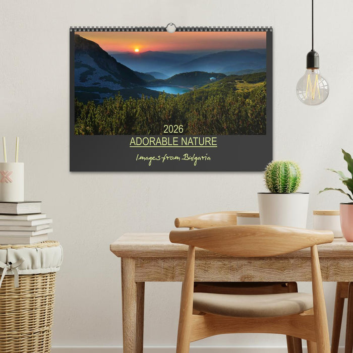 Adorable Nature - Images from Bulgaria / UK-Version (CALVENDO Monthly Calendar 2026)