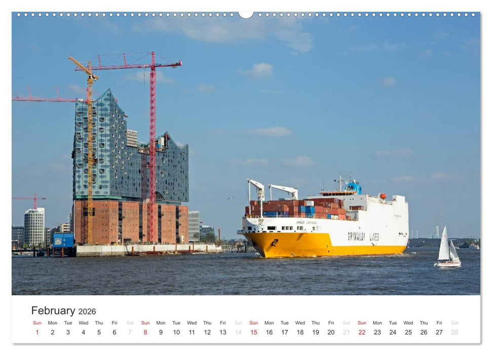 Hamburg / UK-Version (CALVENDO Premium-Calendar 2026)