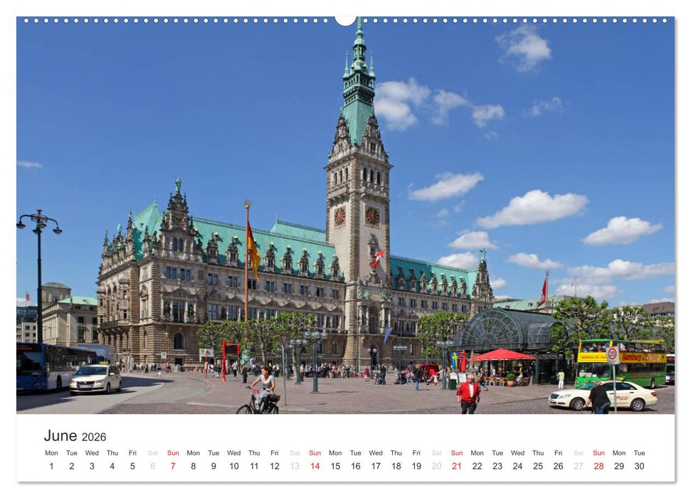 Hamburg / UK-Version (CALVENDO Premium-Calendar 2026)