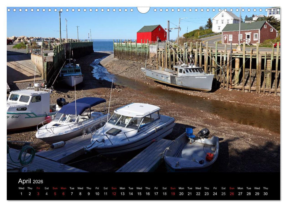 Canada's East Coast / UK-Version (CALVENDO Monthly Calendar 2026)