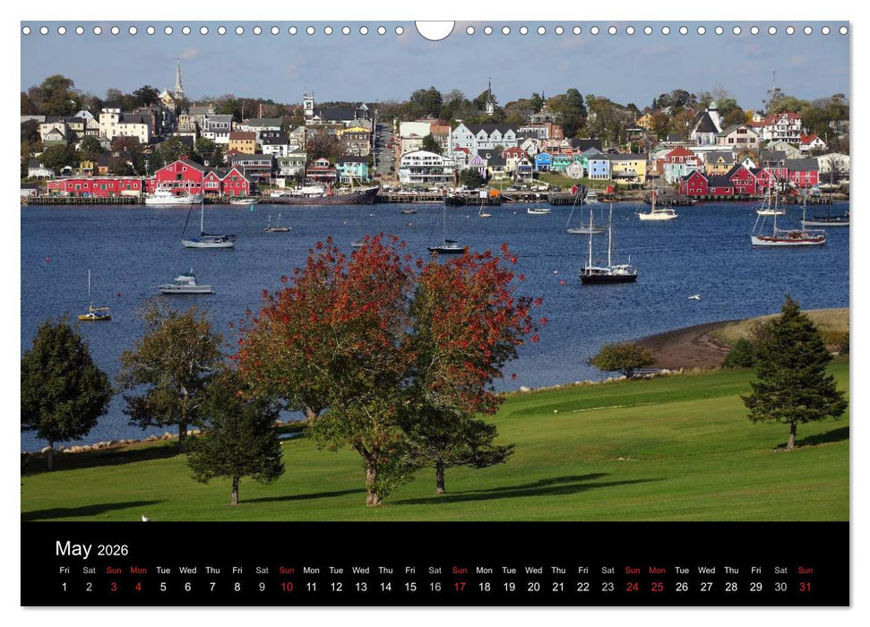 Canada's East Coast / UK-Version (CALVENDO Monthly Calendar 2026)