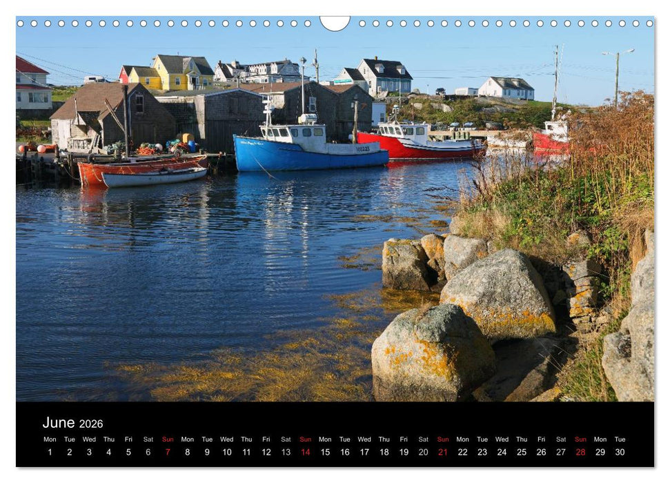 Canada's East Coast / UK-Version (CALVENDO Monthly Calendar 2026)