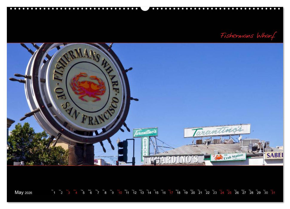 SAN FRANCISCO Panoramic Highlights (CALVENDO Premium-Calendar 2026)