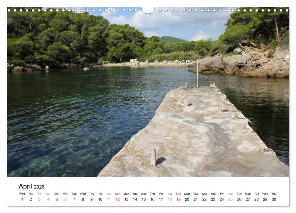 Beautiful Ibiza / UK-Version (CALVENDO Monthly Calendar 2026)