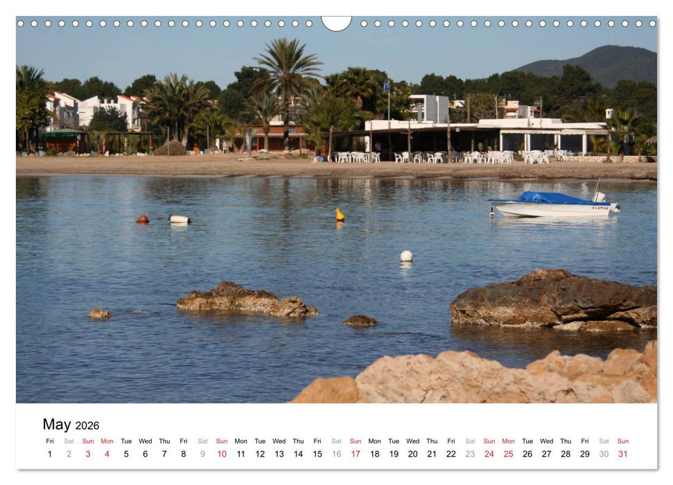 Beautiful Ibiza / UK-Version (CALVENDO Monthly Calendar 2026)