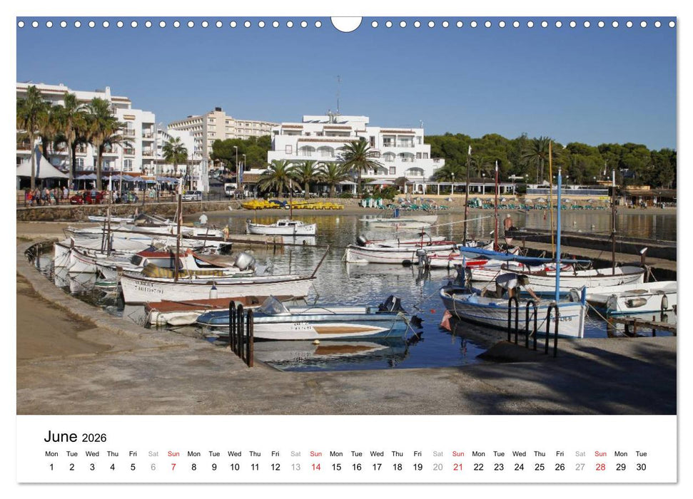 Beautiful Ibiza / UK-Version (CALVENDO Monthly Calendar 2026)
