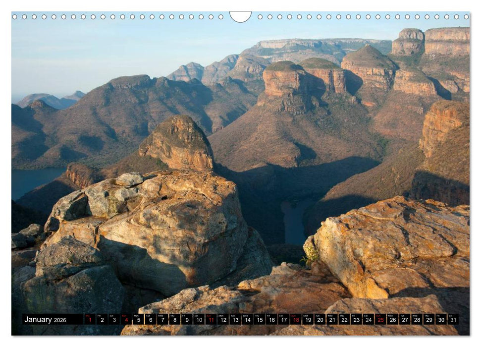 South Africa / UK-Version (CALVENDO Monthly Calendar 2026)