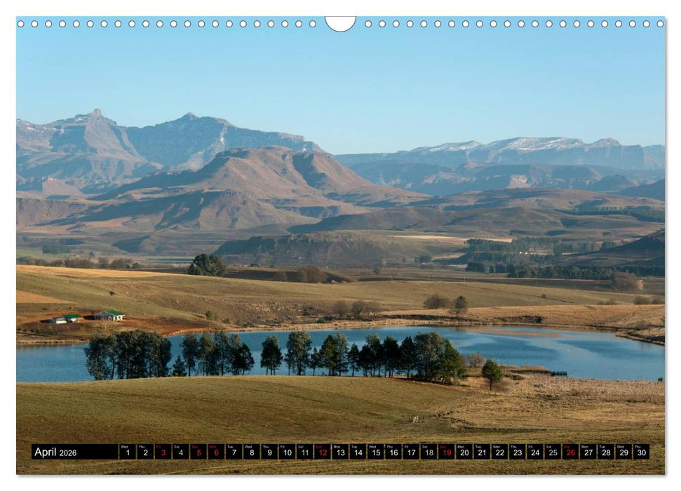South Africa / UK-Version (CALVENDO Monthly Calendar 2026)