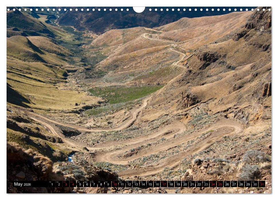 South Africa / UK-Version (CALVENDO Monthly Calendar 2026)