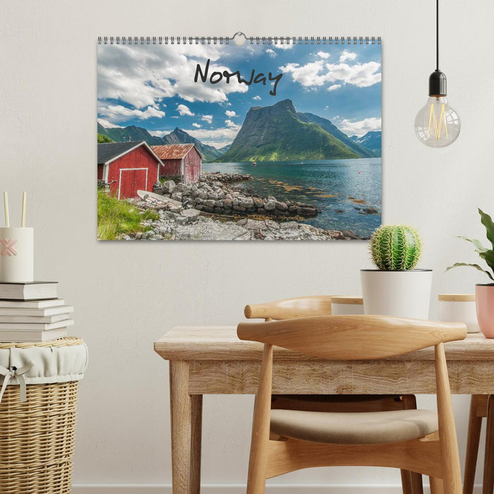 Norway / UK-Version (CALVENDO Monthly Calendar 2026)
