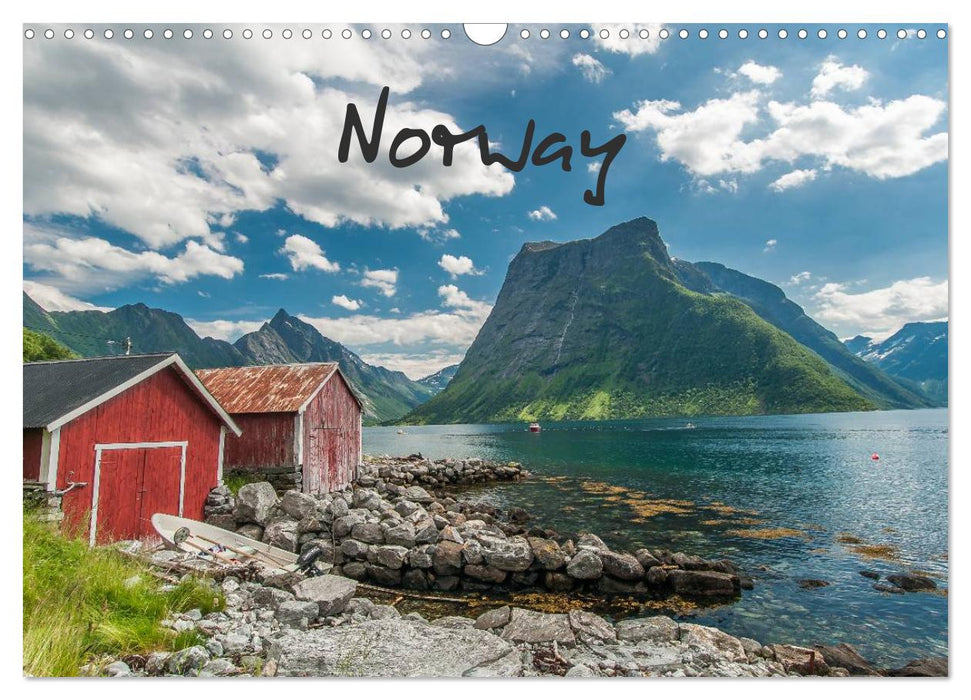 Norway / UK-Version (CALVENDO Monthly Calendar 2026)
