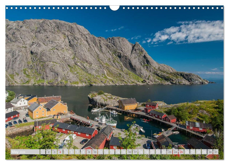 Norway / UK-Version (CALVENDO Monthly Calendar 2026)