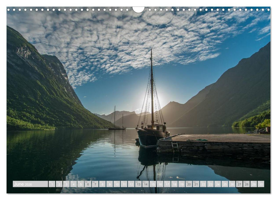 Norway / UK-Version (CALVENDO Monthly Calendar 2026)
