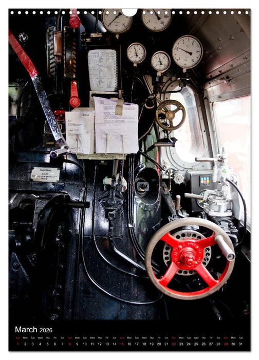 Steam Locomotive 01 150 / UK-Version (CALVENDO Monthly Calendar 2026)