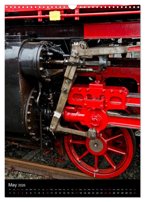 Steam Locomotive 01 150 / UK-Version (CALVENDO Monthly Calendar 2026)