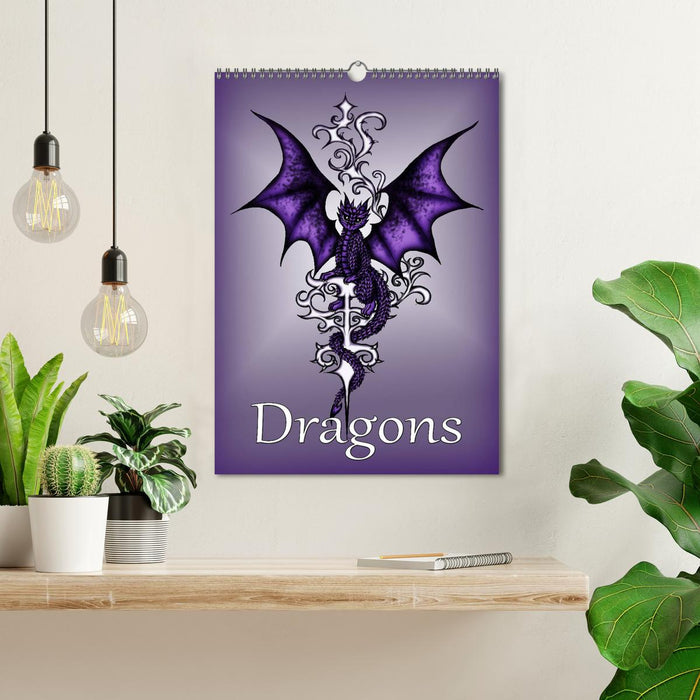 Dragons (CALVENDO Monthly Calendar 2026)