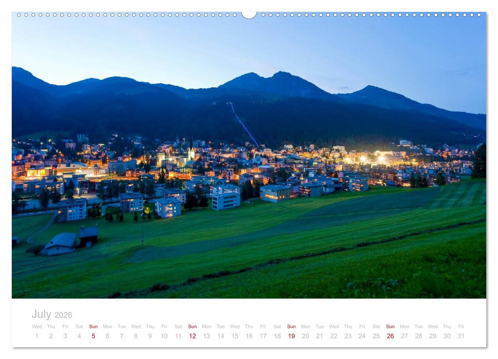 Grisons Engadine 2026 / UK-Version (CALVENDO Premium-Calendar 2026)