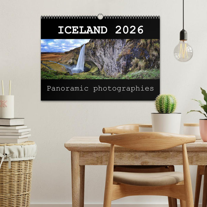 Iceland - Panoramic photographies (CALVENDO Monthly Calendar 2026)