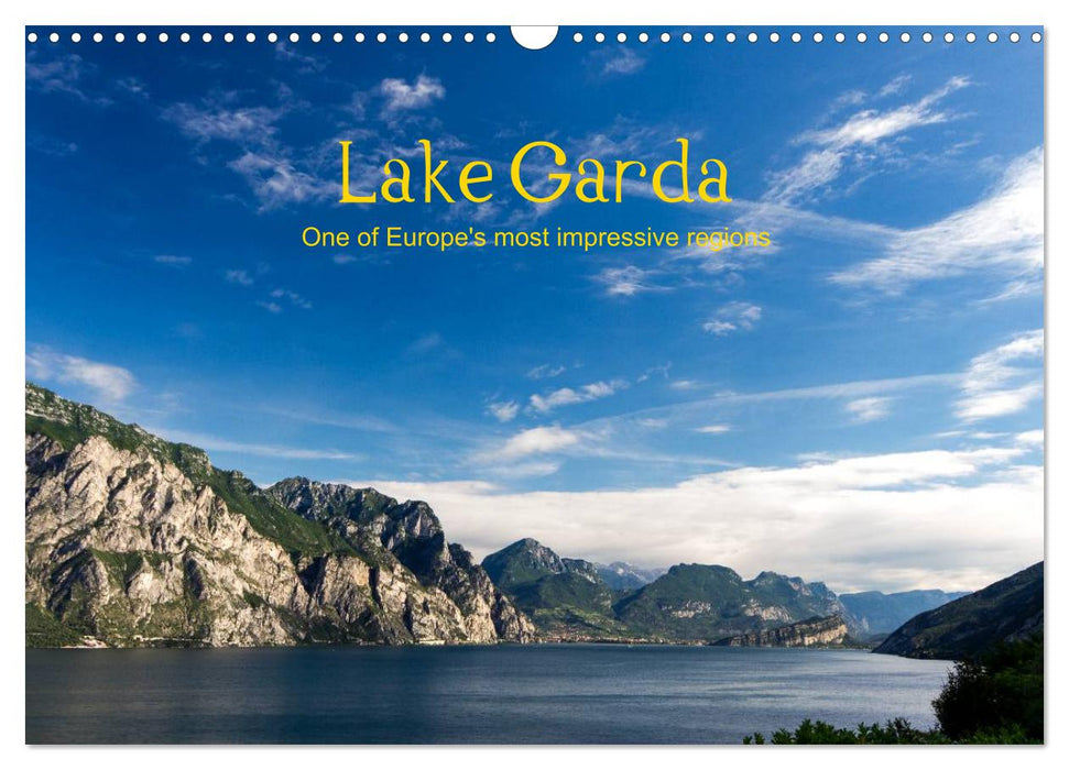 Lake Garda / UK-Version (CALVENDO Monthly Calendar 2026)