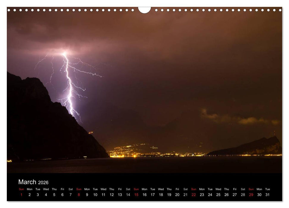 Lake Garda / UK-Version (CALVENDO Monthly Calendar 2026)
