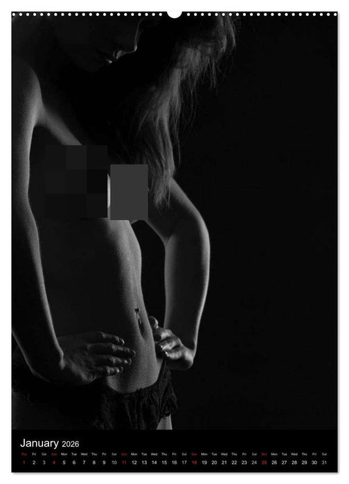 Erotic Silhouettes / UK-Version (CALVENDO Premium-Calendar 2026)