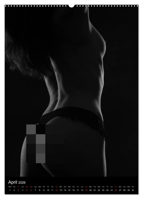 Erotic Silhouettes / UK-Version (CALVENDO Premium-Calendar 2026)