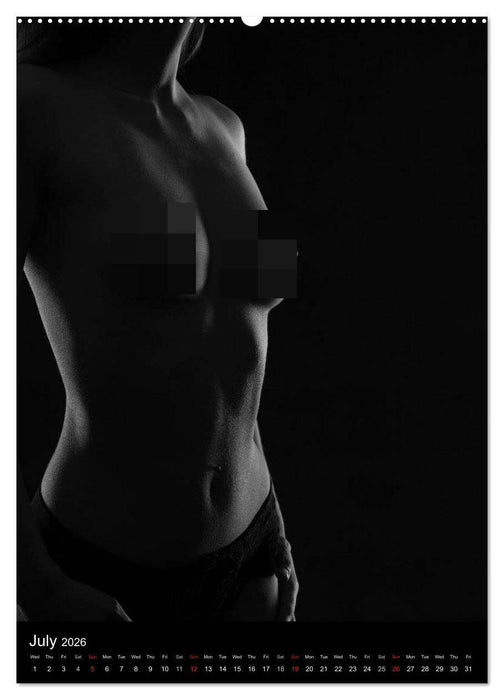 Erotic Silhouettes / UK-Version (CALVENDO Premium-Calendar 2026)