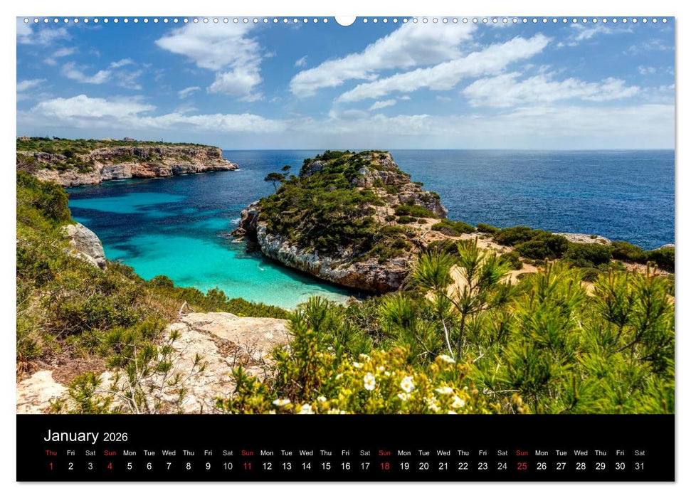 Majorca 2026 Insights (CALVENDO Premium-Calendar 2026)
