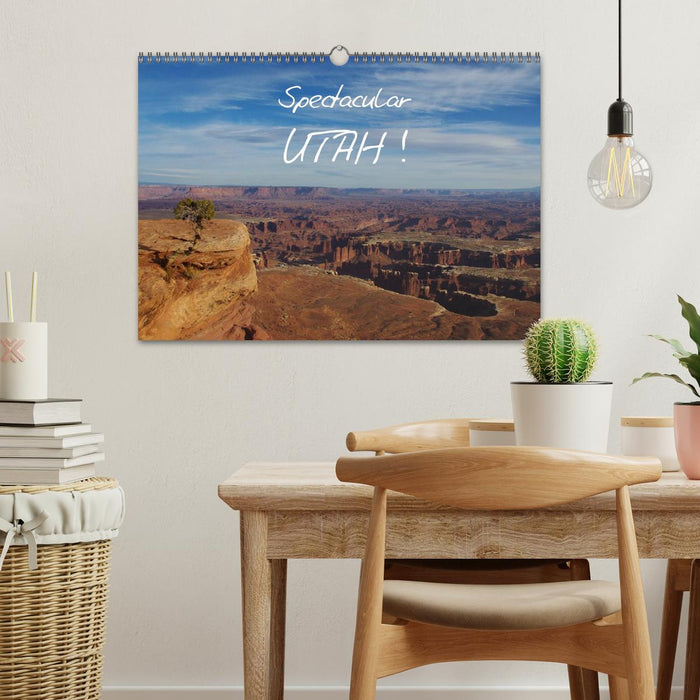 Spectacular Utah / UK-Version (CALVENDO Monthly Calendar 2026)