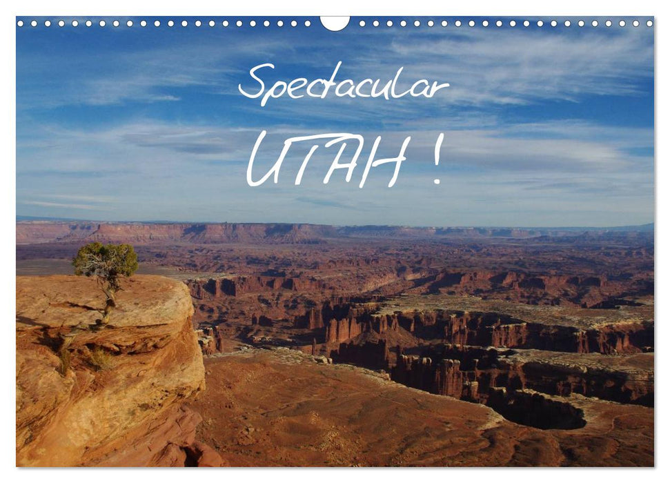 Spectacular Utah / UK-Version (CALVENDO Monthly Calendar 2026)