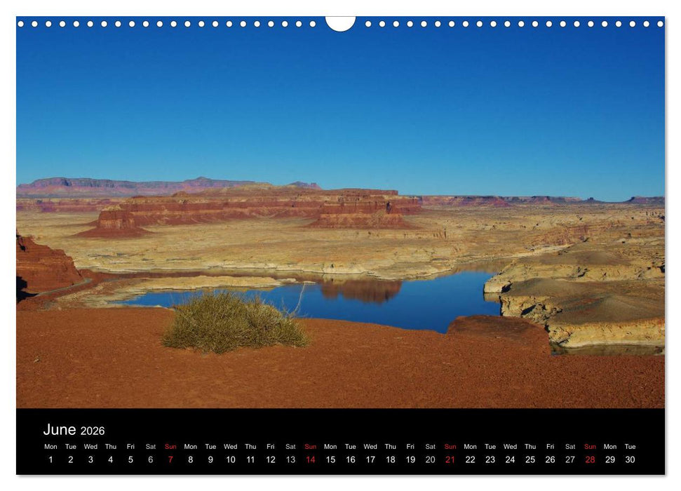 Spectacular Utah / UK-Version (CALVENDO Monthly Calendar 2026)