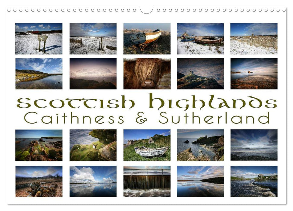 Scottish Highlands - Caithness & Sutherland / UK-Version (CALVENDO Monthly Calendar 2026)