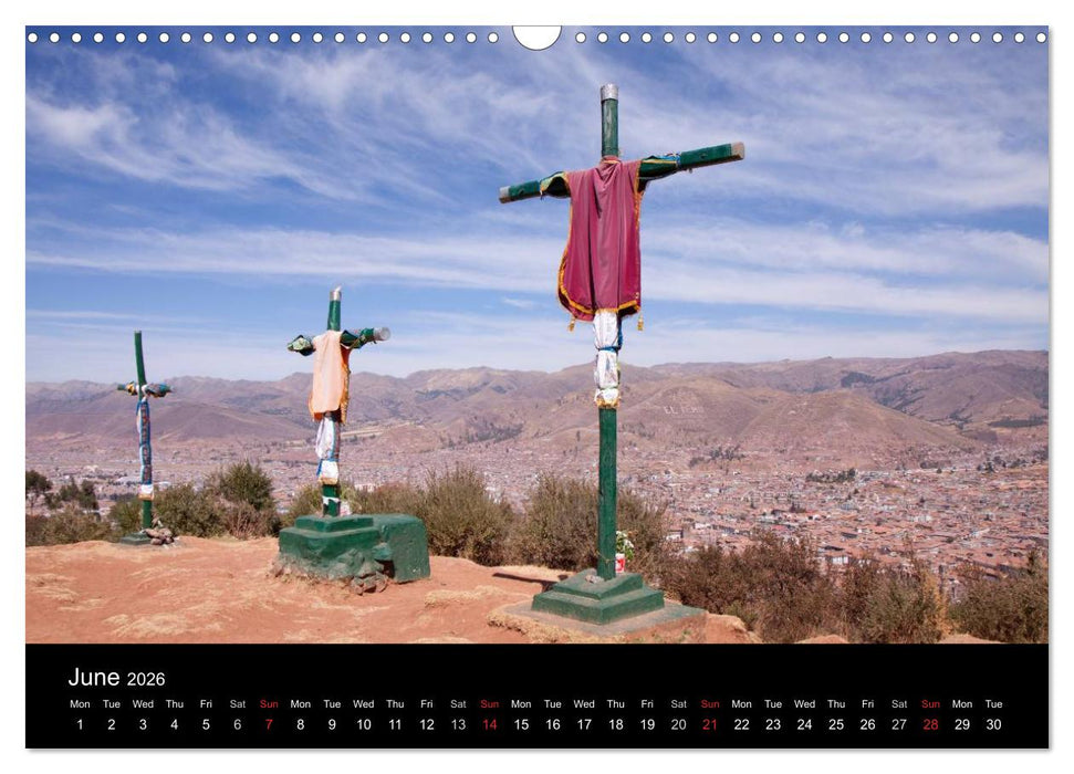 Peru - from the Andes to the Amazon / UK-Version (CALVENDO Monthly Calendar 2026)