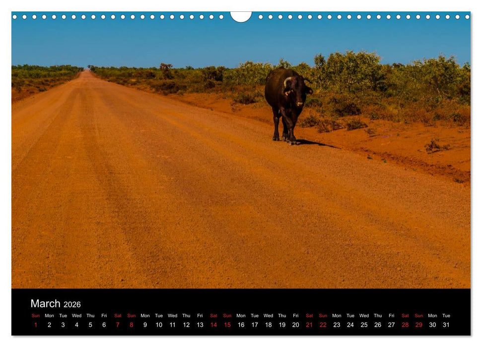 Western Australia / UK-Version (CALVENDO Monthly Calendar 2026)