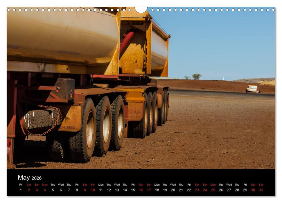 Western Australia / UK-Version (CALVENDO Monthly Calendar 2026)
