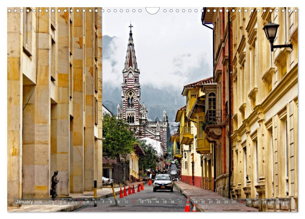 Colombia / UK-Version (CALVENDO Monthly Calendar 2026)