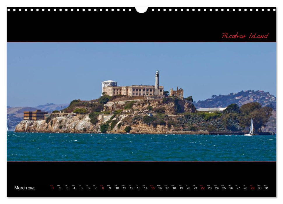 SAN FRANCISCO Panoramic Highlights (CALVENDO Monthly Calendar 2026)