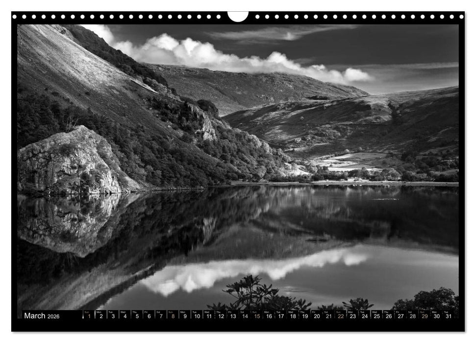 Landscapes - Scotland, England, Wales / UK-Version (CALVENDO Monthly Calendar 2026)