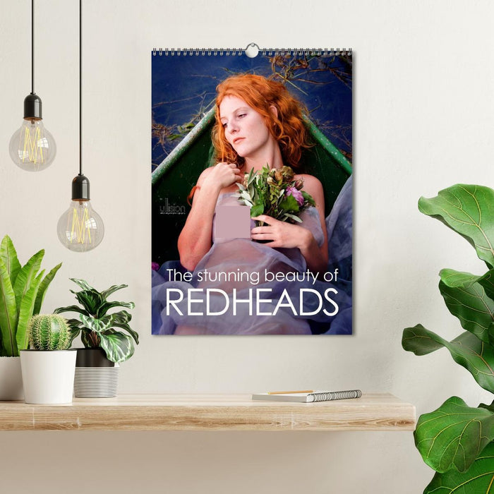 The stunning beauty of REDHEADS (CALVENDO Monthly Calendar 2026)