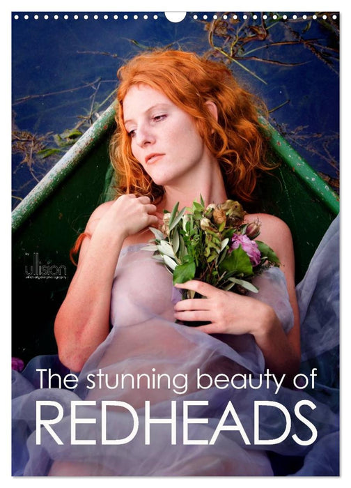 The stunning beauty of REDHEADS (CALVENDO Monthly Calendar 2026)