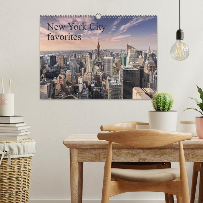New York City favorites / UK-Version (CALVENDO Monthly Calendar 2026)