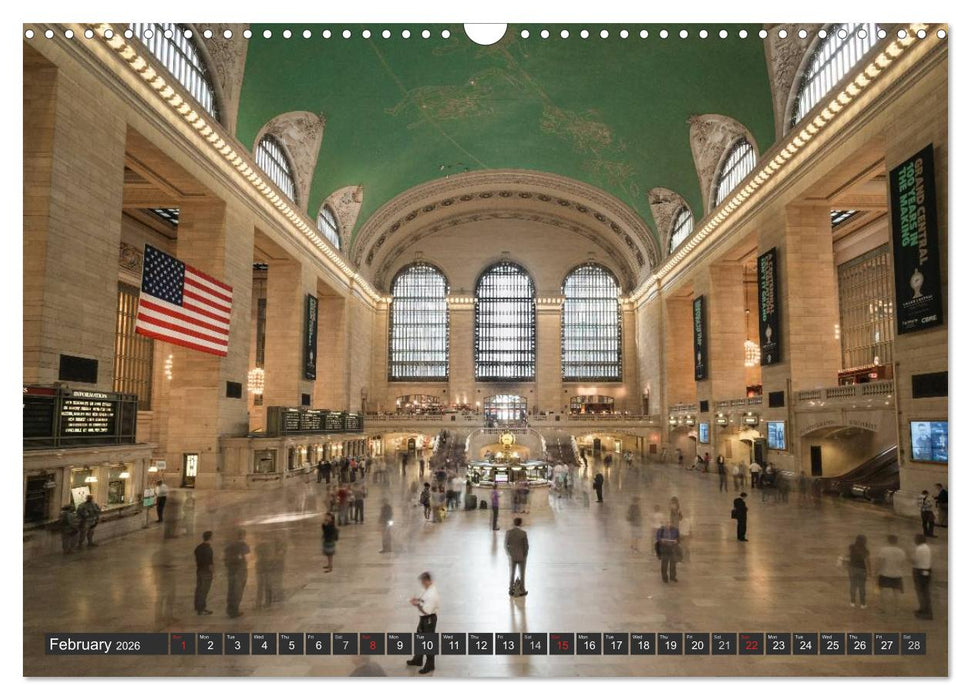 New York City favorites / UK-Version (CALVENDO Monthly Calendar 2026)