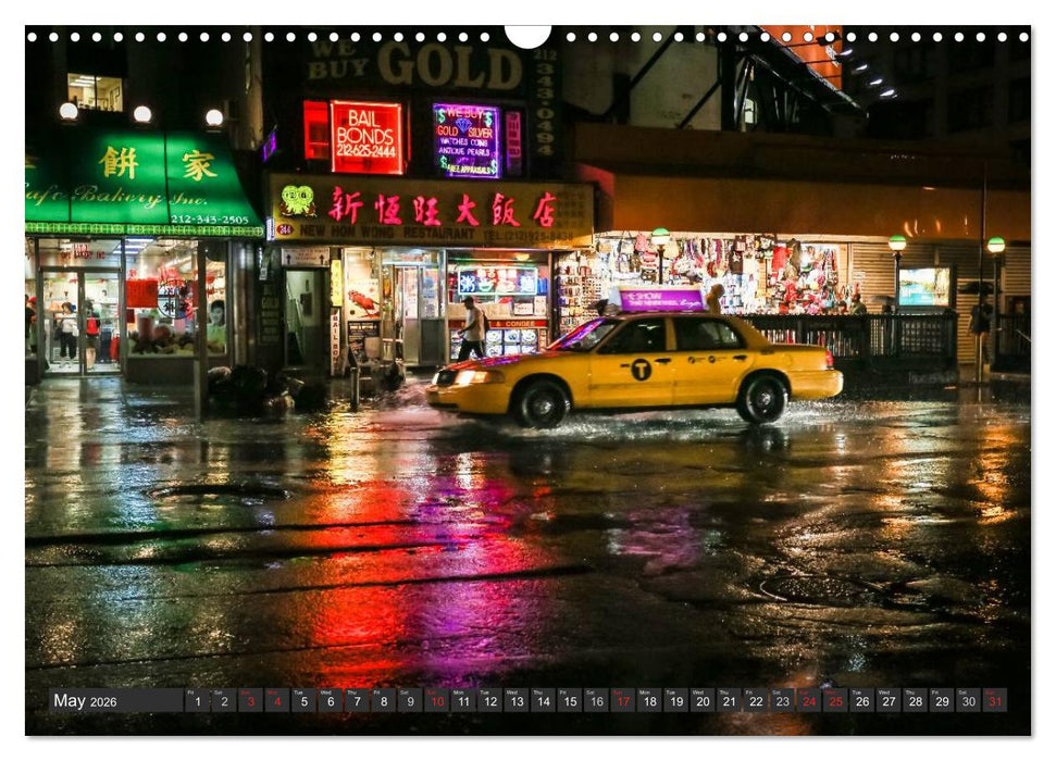 New York City favorites / UK-Version (CALVENDO Monthly Calendar 2026)
