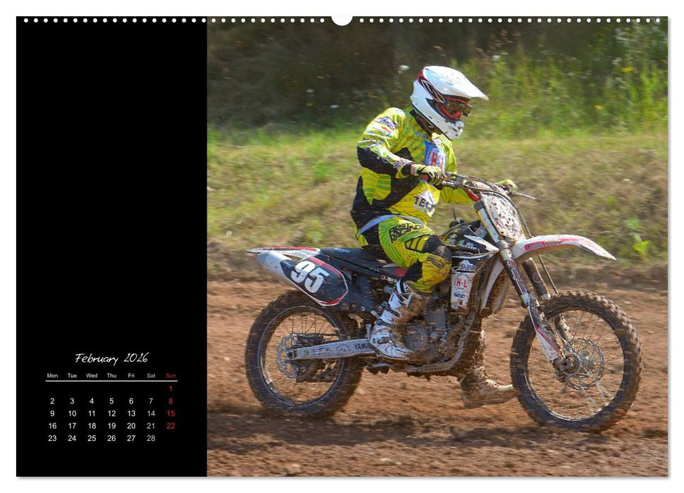 Motocross - MX UK-Version (CALVENDO Premium-Calendar 2026)
