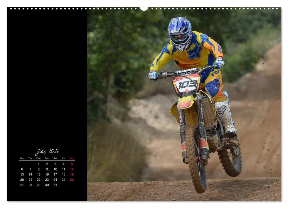 Motocross - MX UK-Version (CALVENDO Premium-Calendar 2026)